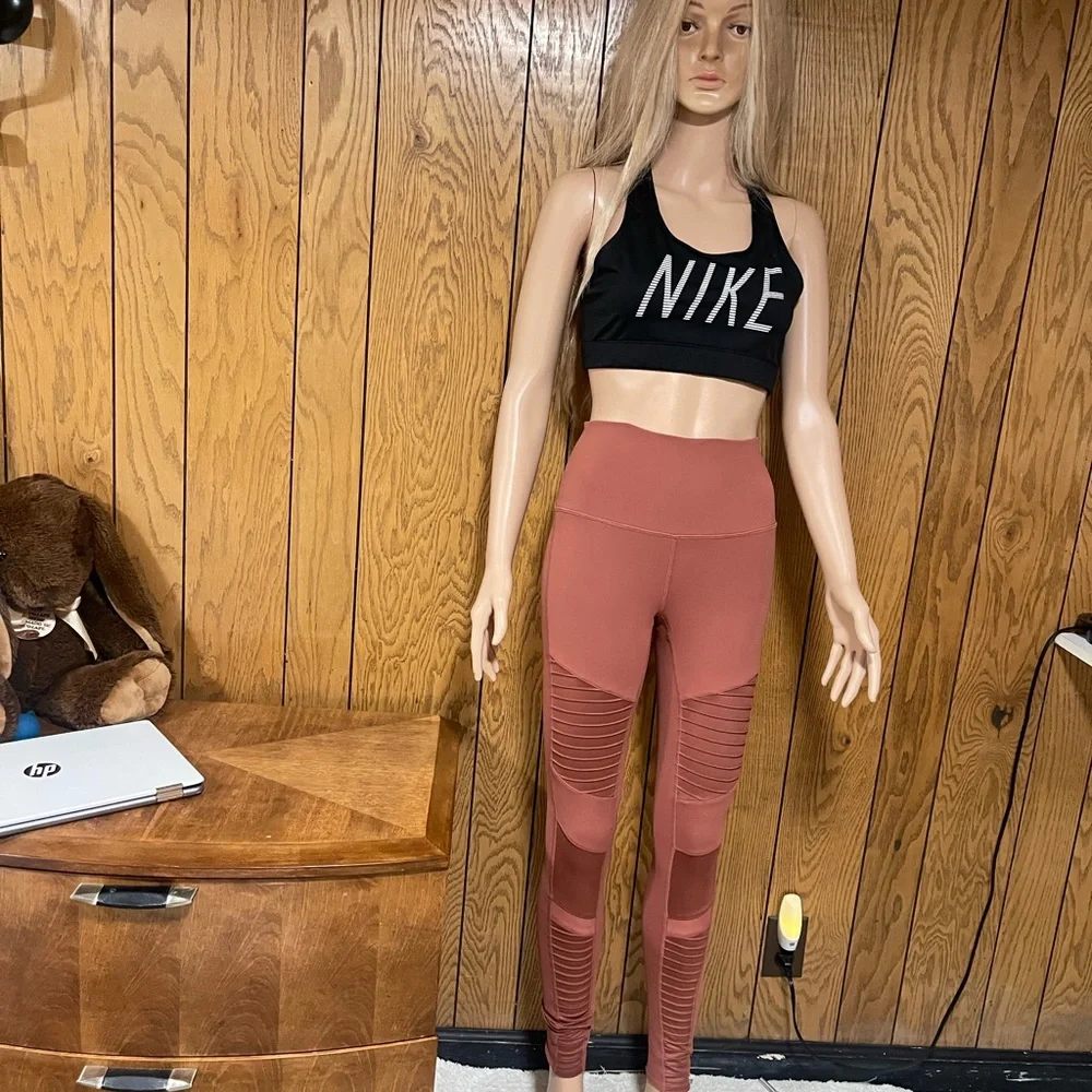 ALO" Yoga Moto Leggings -High Waist - Picture 11 of 16